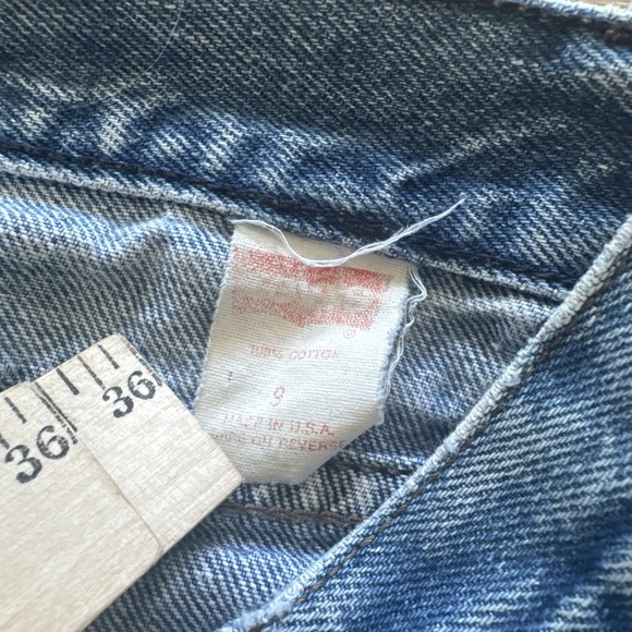 Vintage Levis 525 Jeans Womens 9 24 x 31 Blue‎ Slim Fit Tapered Denim 90s - Picture 4 of 12